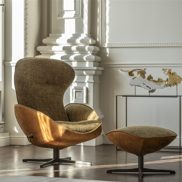 Jori design loungezetel Daydreamer met poef - 0
